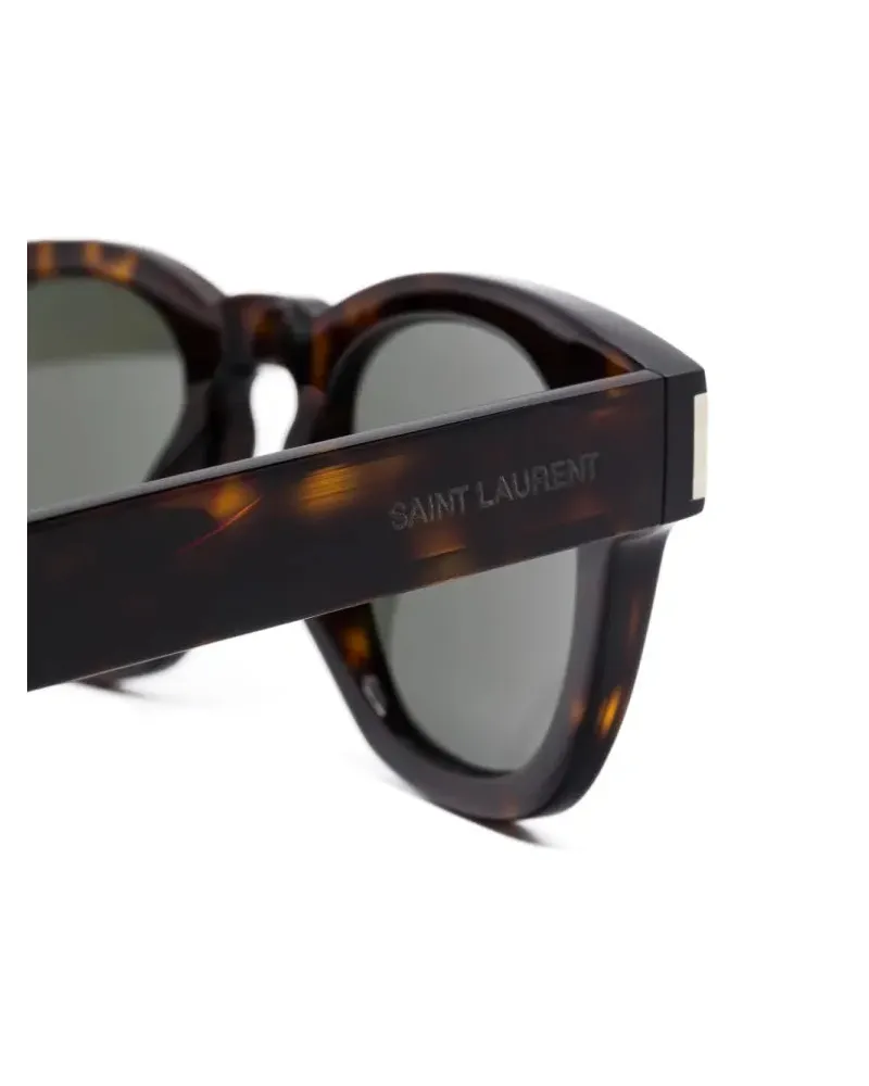 Saint Laurent SL746 Tortoiseshell Acetate Sunglasses — Brown Brown