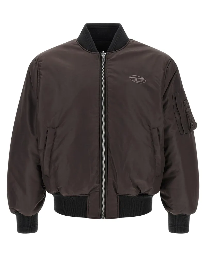 Diesel W-Type-D1 Bomber Jacket — Black Black
