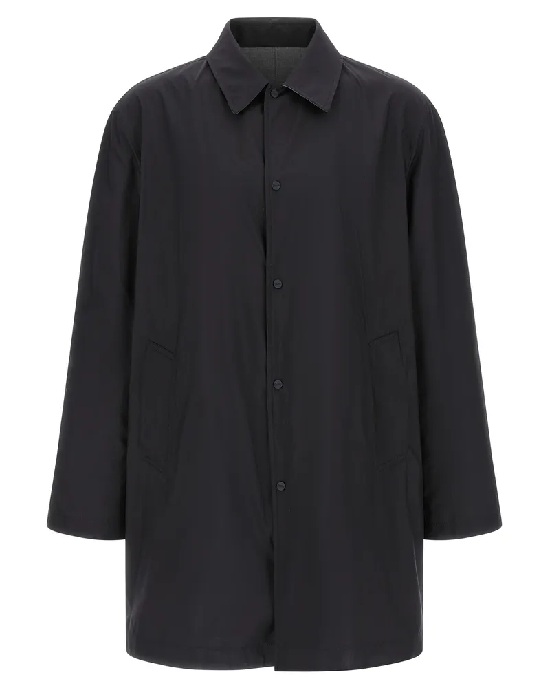 Herno Men's Multicolor Polyester Coat Clothing Gray