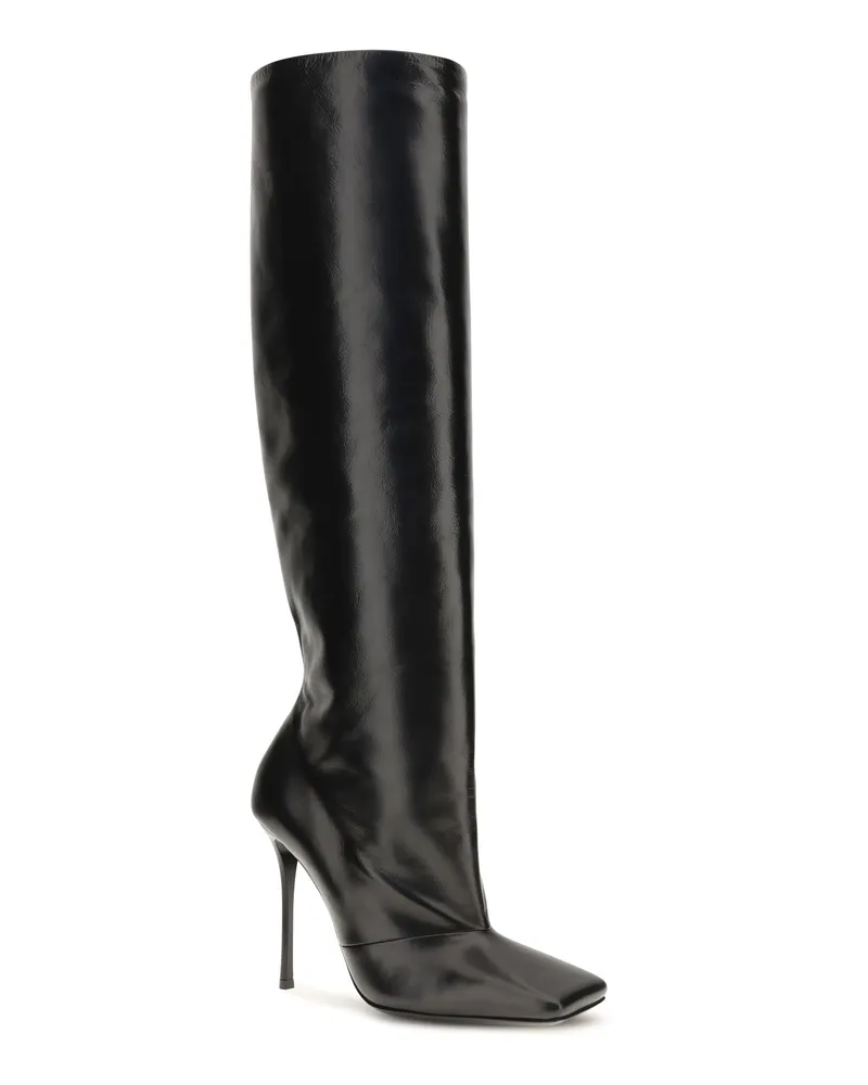 Dolce & Gabbana Calfskin Boots — Black Black