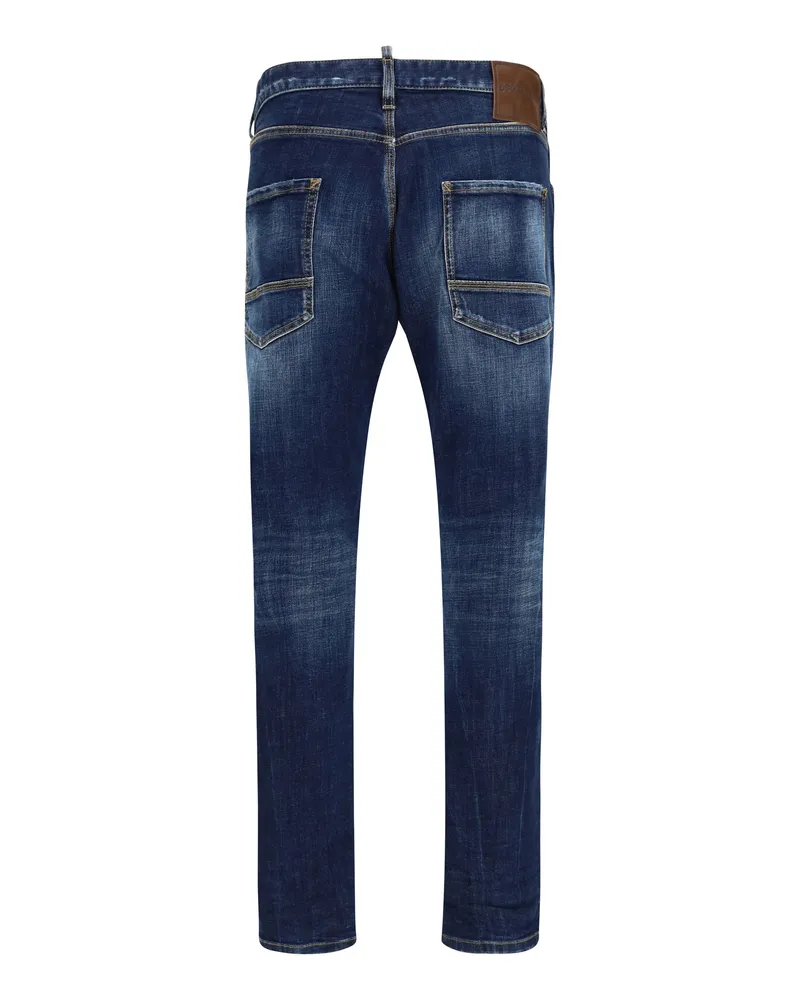 Dsquared2 Teddy Mini Front Jeans — Navy Navy