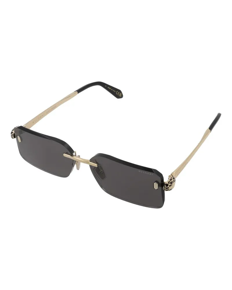 Bulgari BV40108U Rimless Sunglasses — Black Black