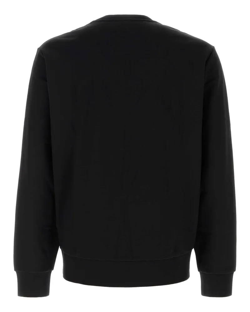 HUGO BOSS Men's Black Cotton Sweatshirt Exterior: Maglieria Sweater Black