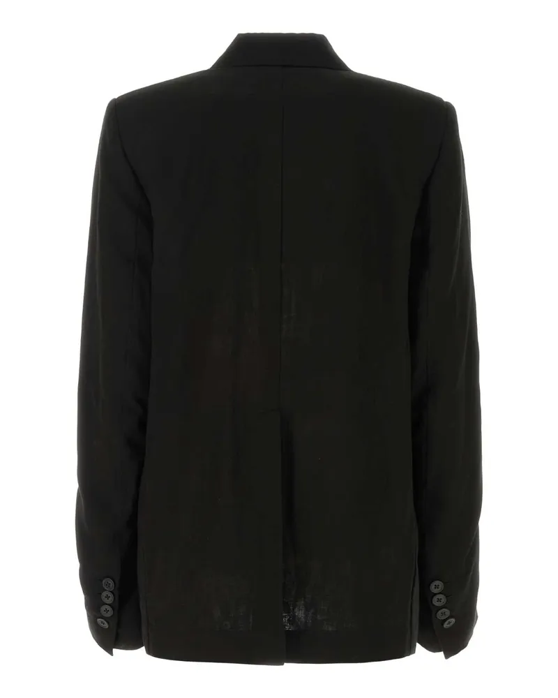 Ann Demeulemeester Women's Black Cotton Renske Blazer 099 Giacche E Gilet Jacket Black