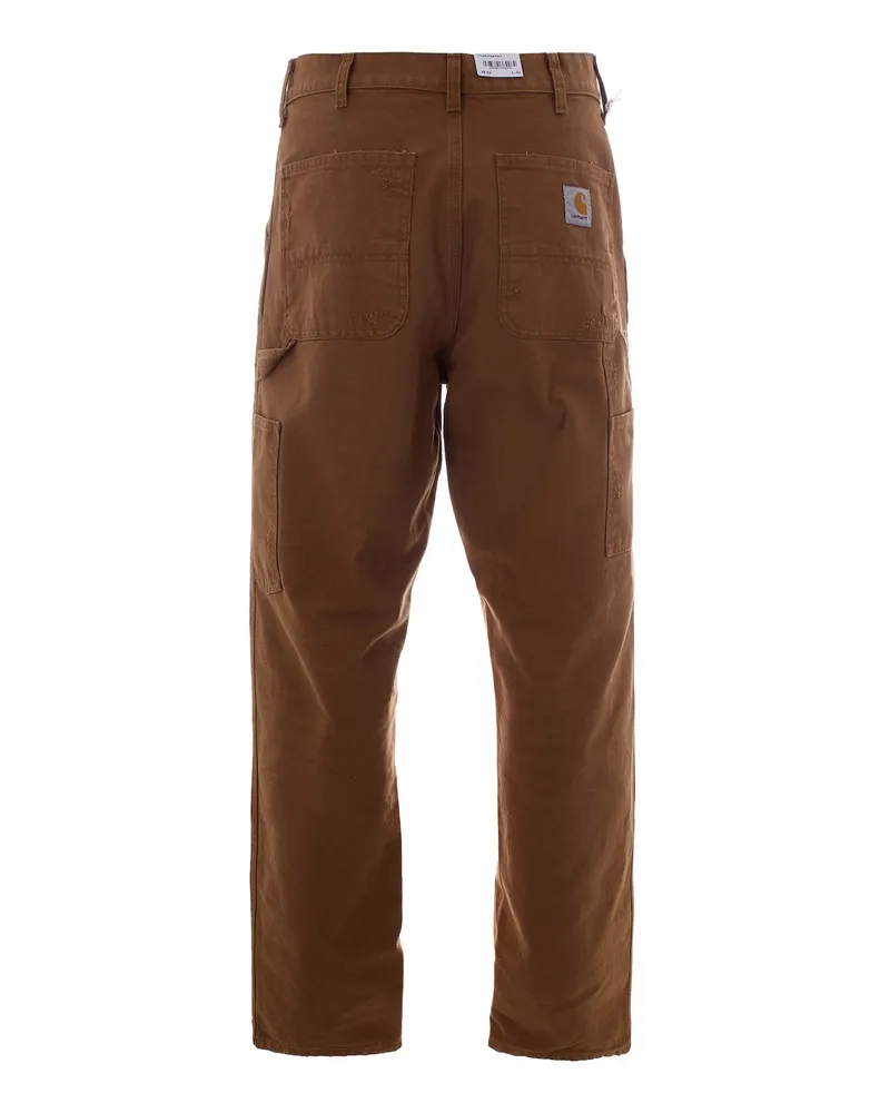 Carhartt WIP Men's Trousers Single Knee Brown Brown