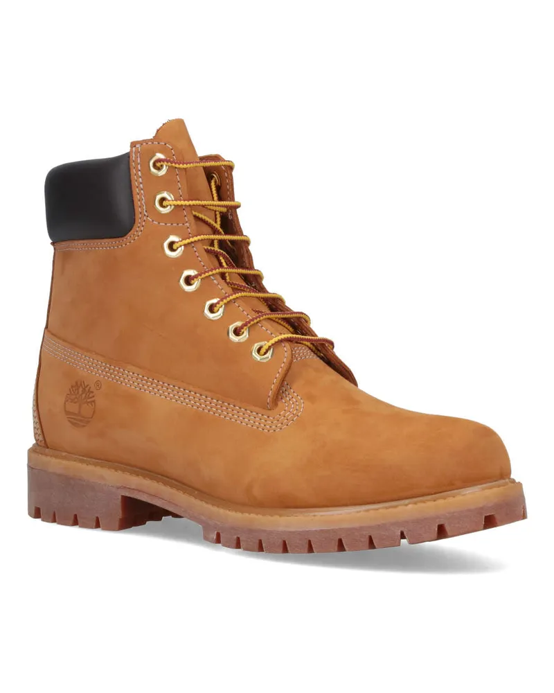 Timberland Men's Boots Beige Leather Beige