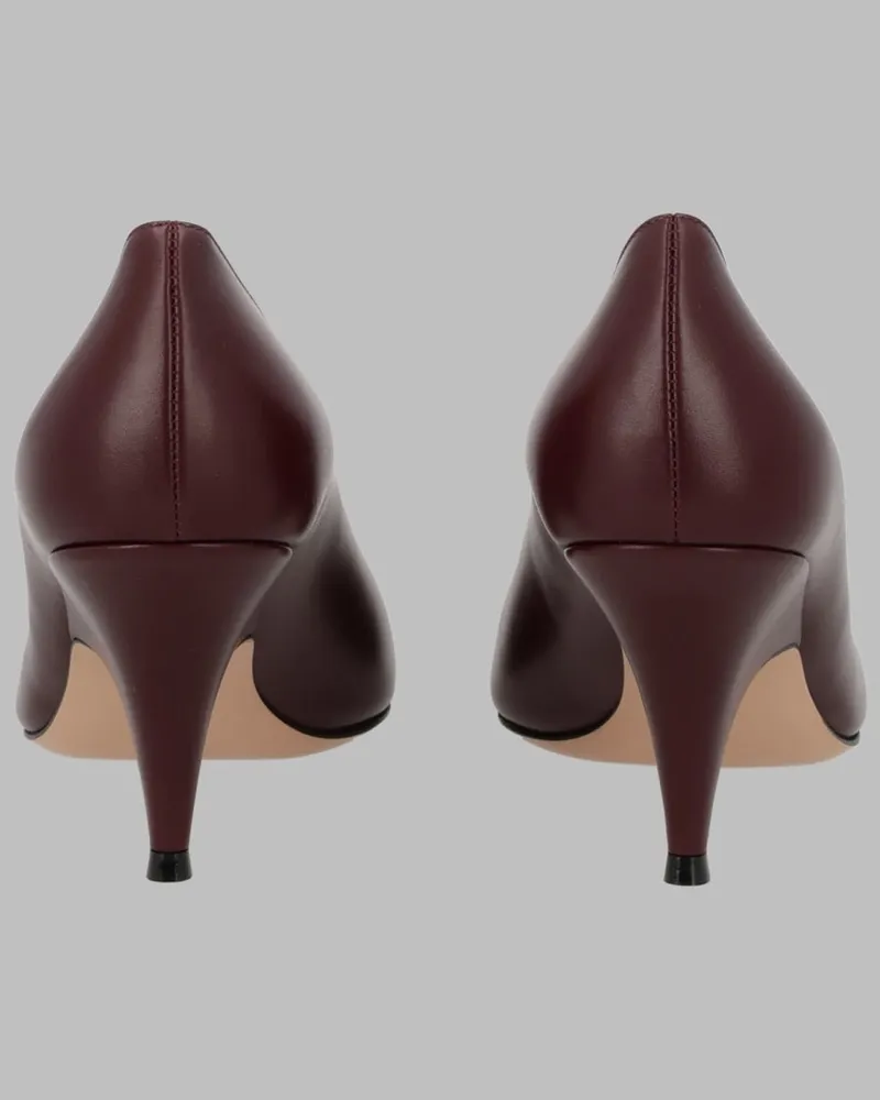 Gianvito Rossi Sofia Pump — Bordeaux Bordeaux