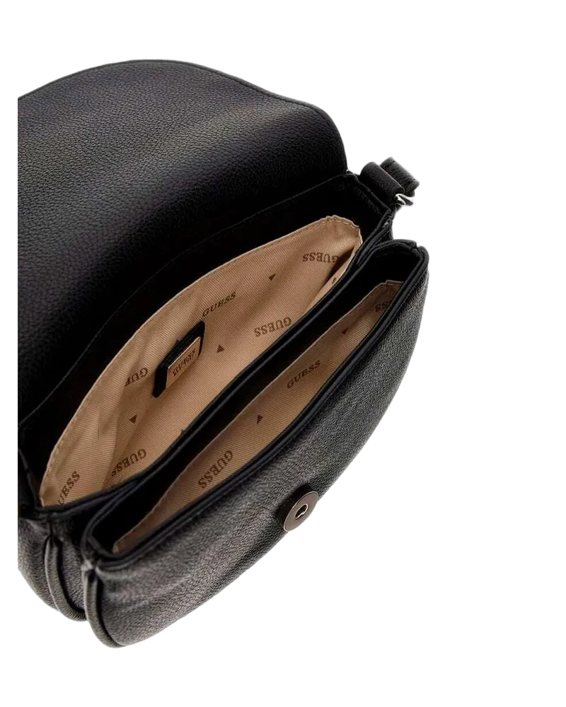 Guess Women's Crossbody Bag Black Polyurethane Crossbody-bags Black
