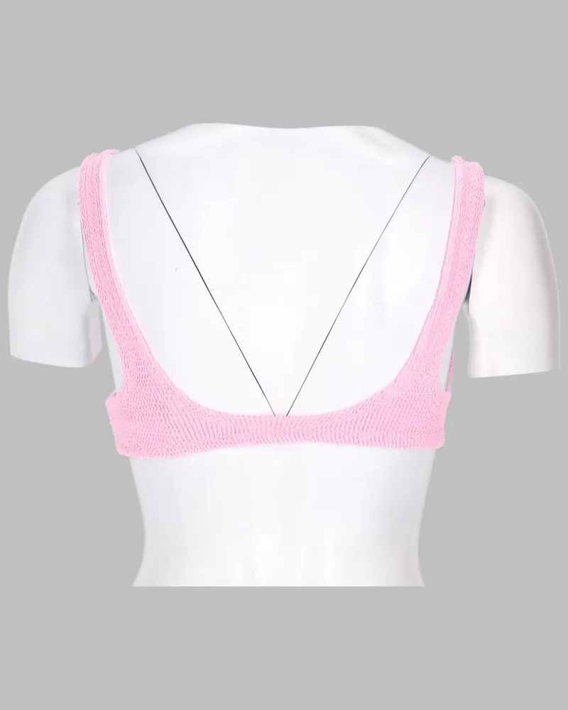 MC2 Saint Barth Naima Bikini Top — Pink Pink