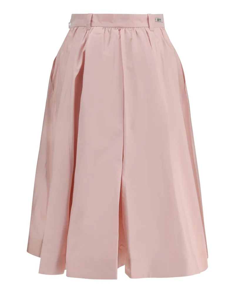 Prada Women's Long Silk Skirt Alabastro Pink