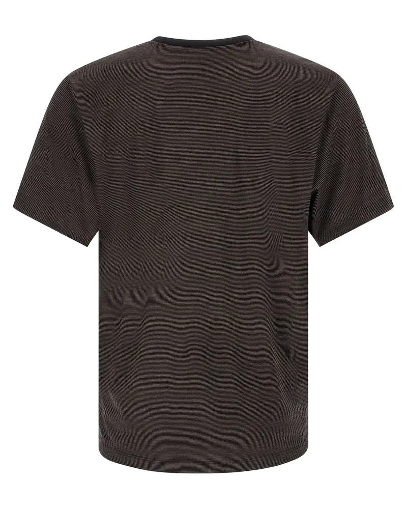 Saint Laurent Men's Brown Wool T-Shirt Brown