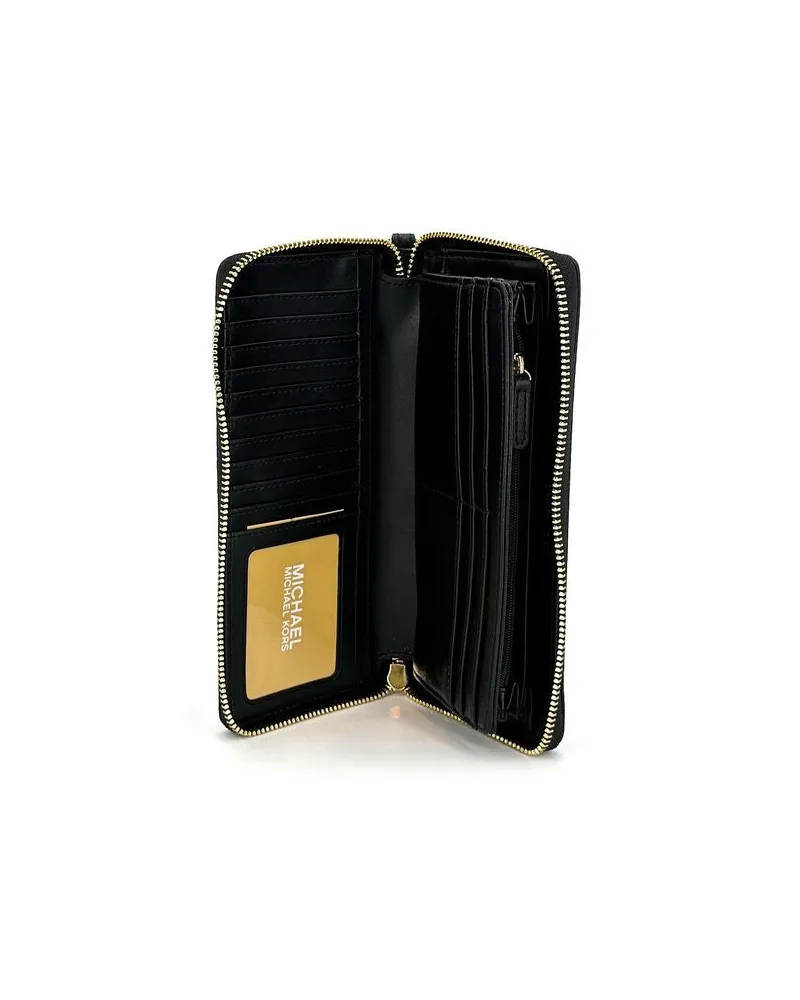 Michael Kors Women's Wallet Black Leather Bags Black