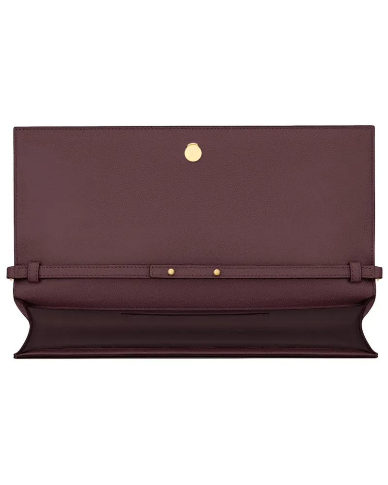 Saint Laurent Shoulder Bag — Burgundy Burgundy