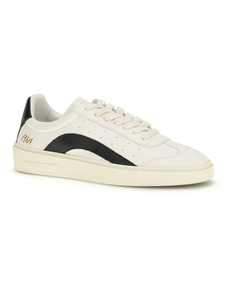 Dsquared2 Men's Rider Sneakers Bianco-Nero Bianco/nero White
