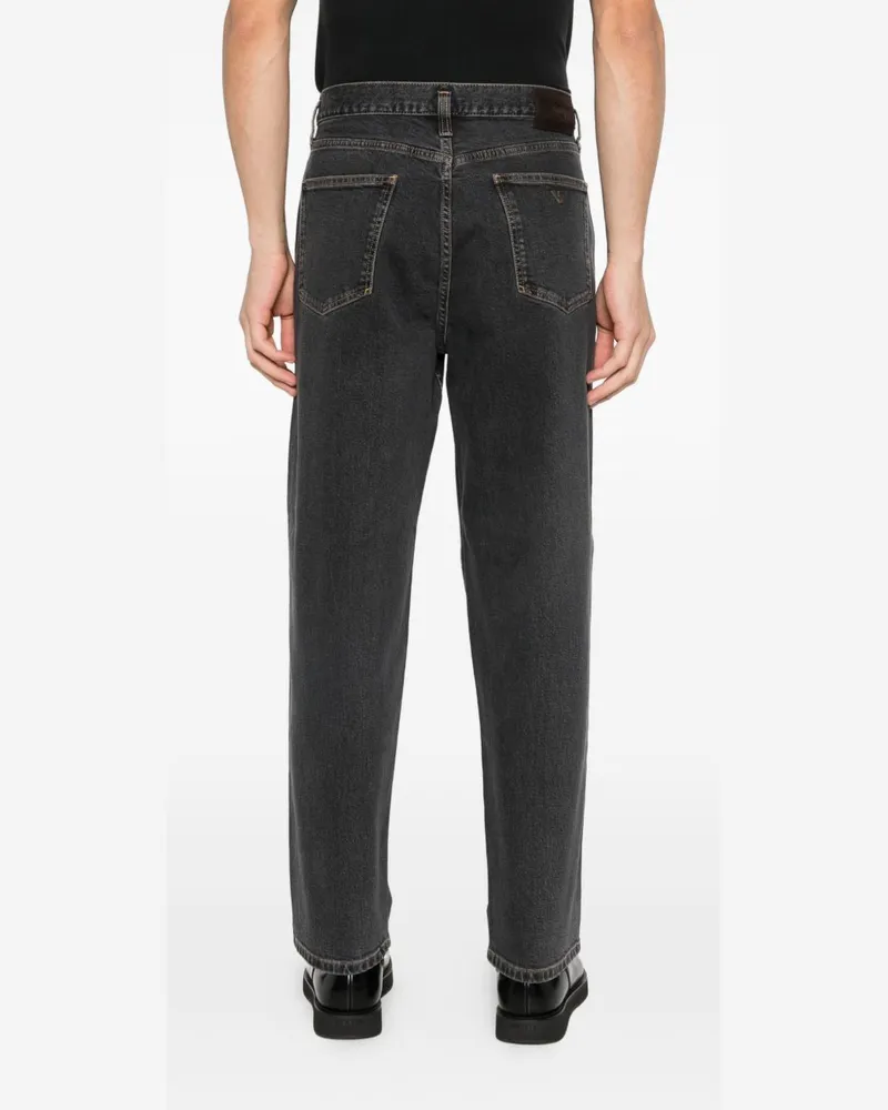 Emporio Armani Five-Pocket Cotton Denim Jeans — Grey Grey