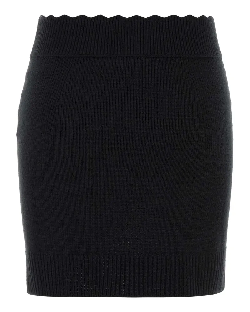 Chloé Black Exterior: Wool Cashmere Gonne Skirt Black