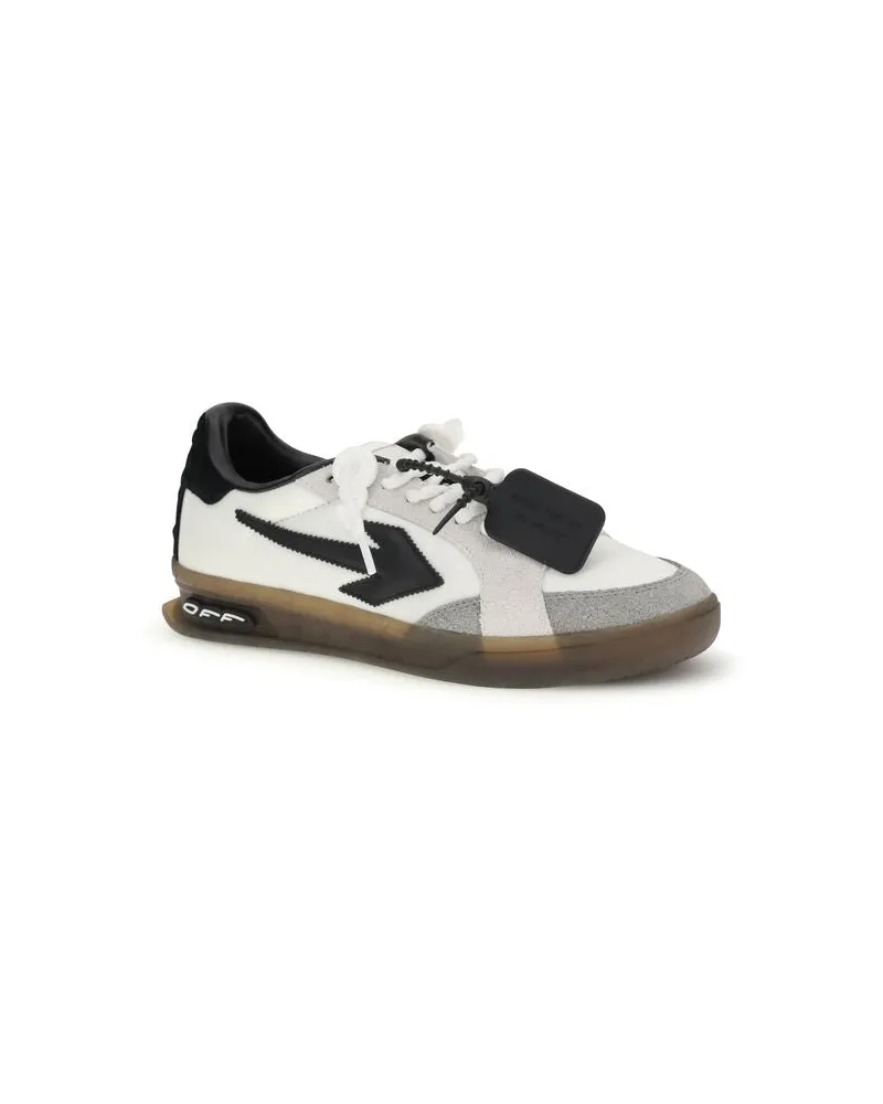 OFF-WHITE Men's Multicolor Calf Leather Bos Taurus Low Top Sneakers Multicolor