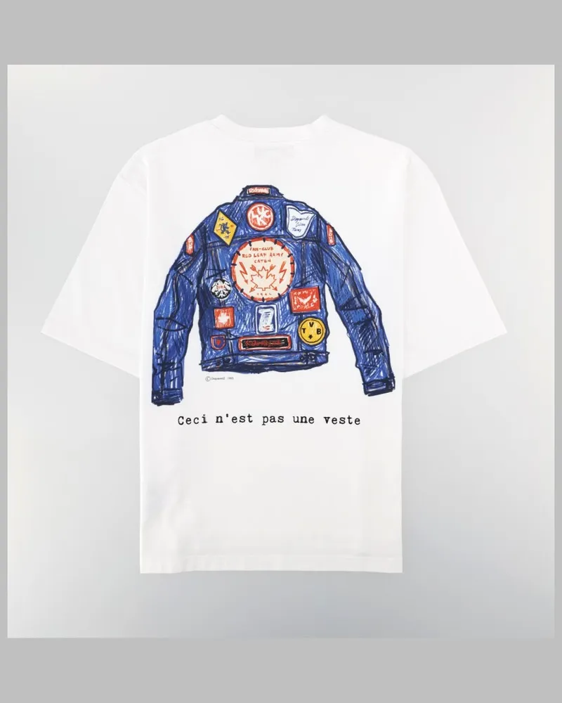 Dsquared2 Cotton T-Shirt — White White