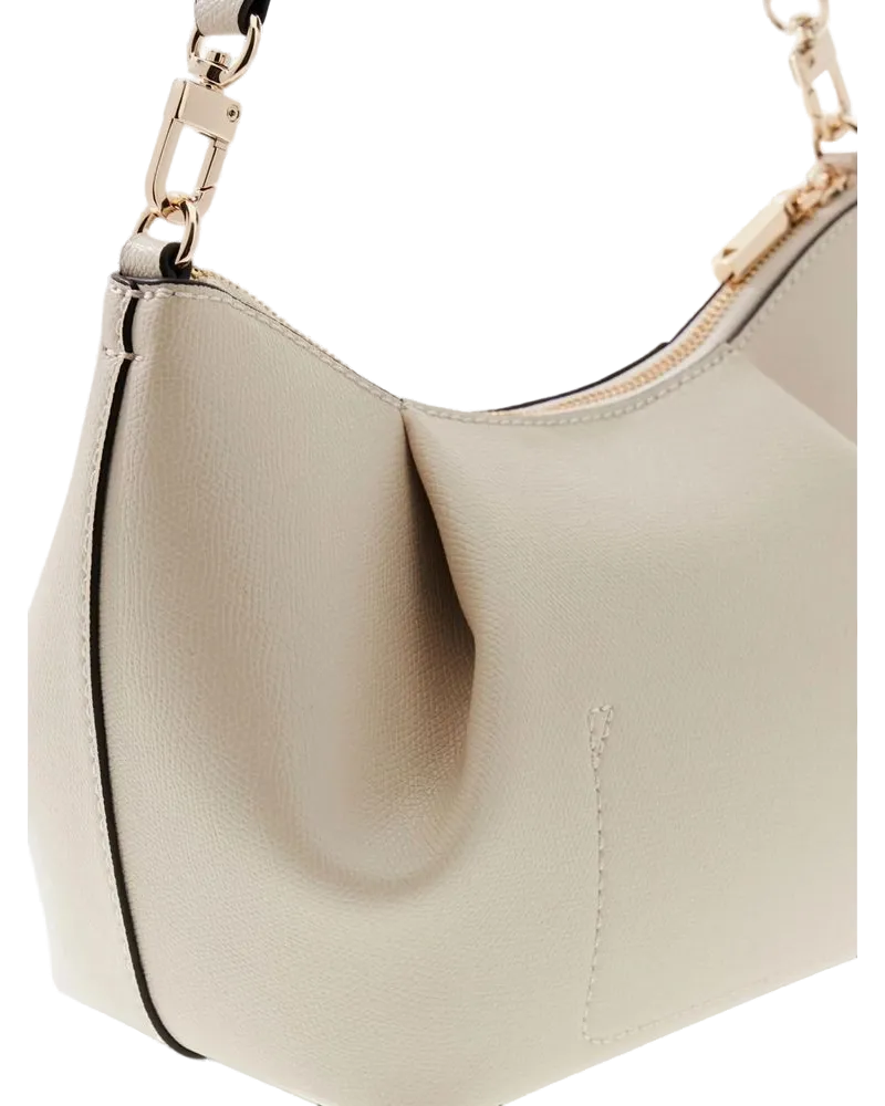 Guess Women's Shoulder Bag Off White Polyurethane - Shoulder-Bags Beige