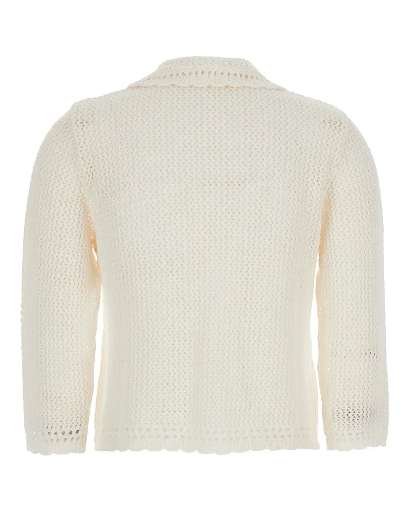 Dunst Women Sweater White Linen-Cotton Tops Top 