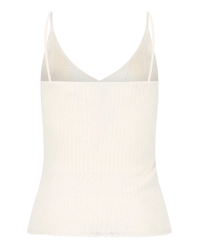 Isabel Marant Women's Top Cream Silk White