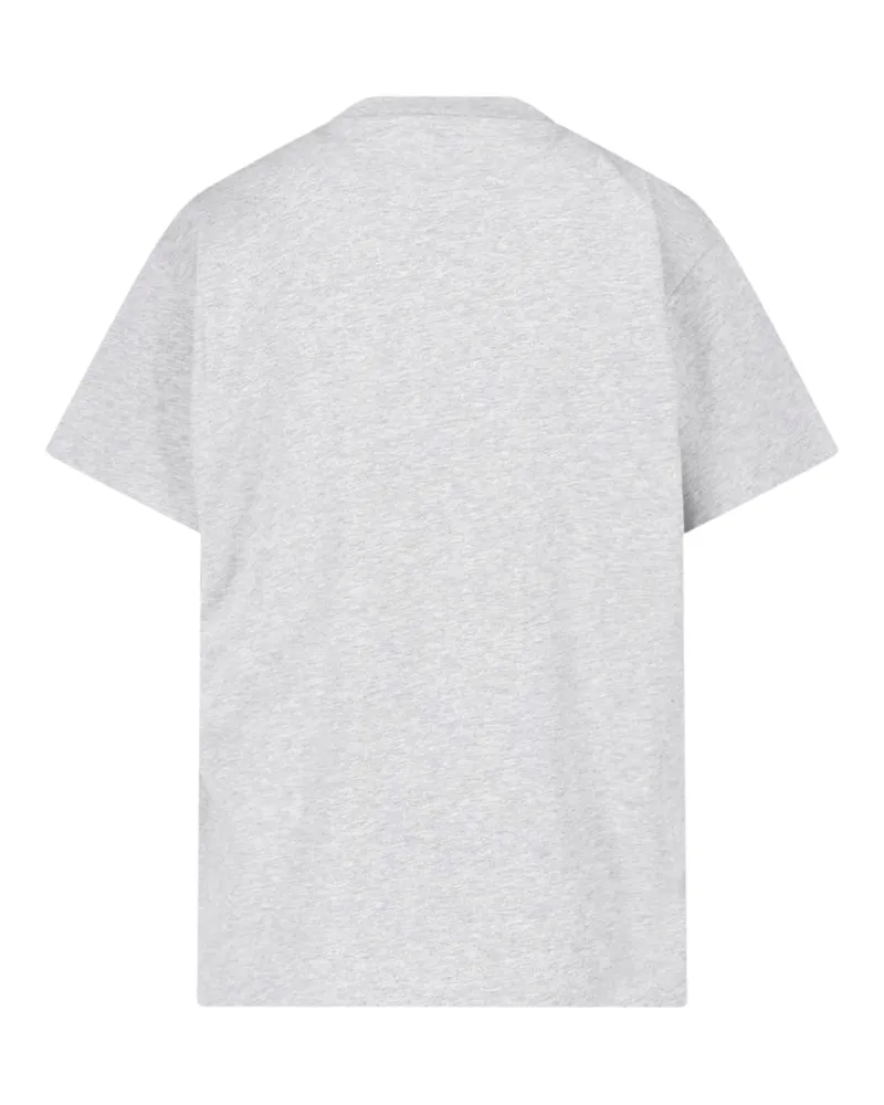 Jil Sander Women's T-Shirts And Polos Grey Cotton Gray