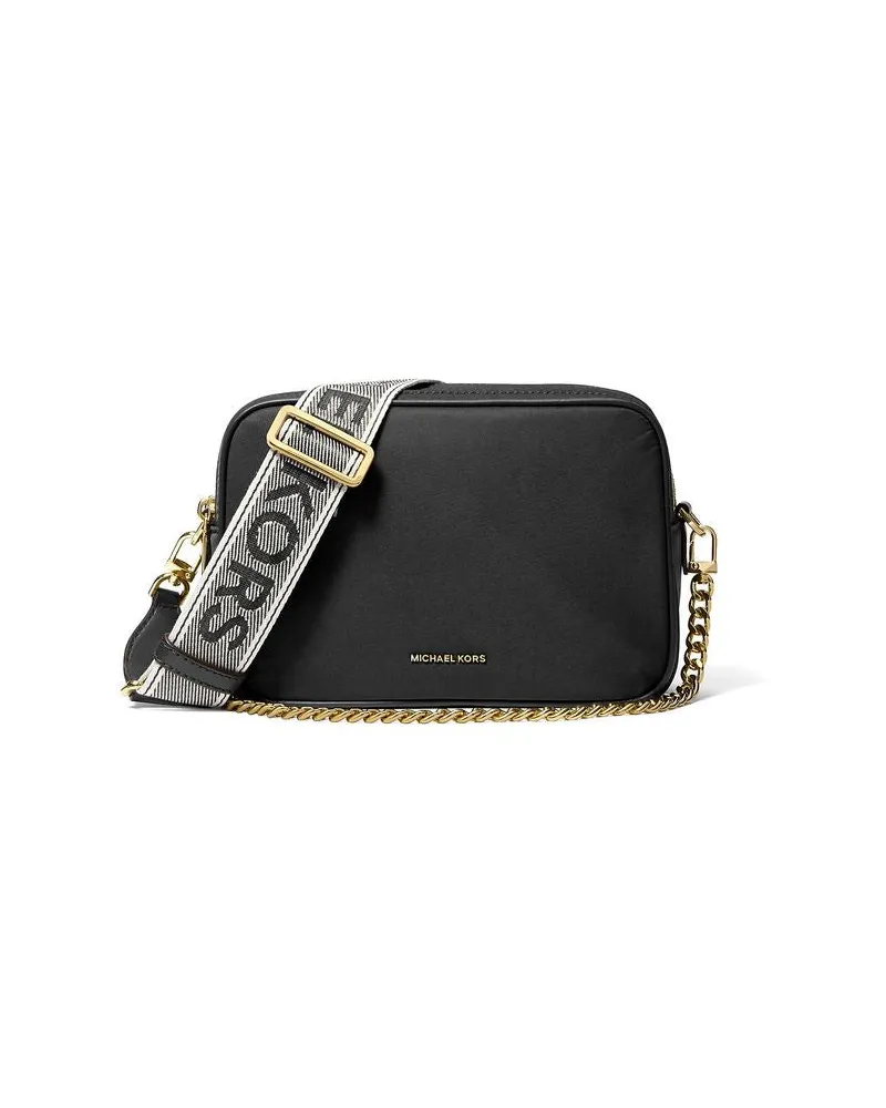 Michael Kors Women's Crossbody Bag Black Recycled Nylon - Crossbody-Bags Black