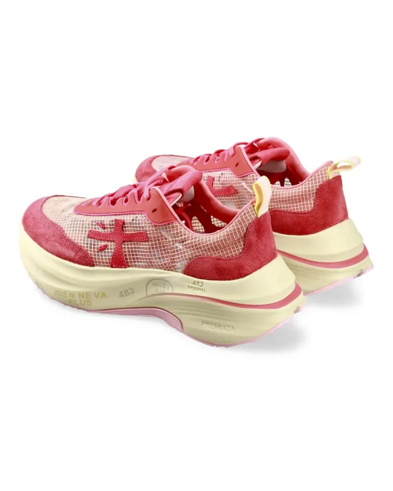 Premiata Women's Hill Timeless Chunky Sneakers Multiple Colors Shoes Pink