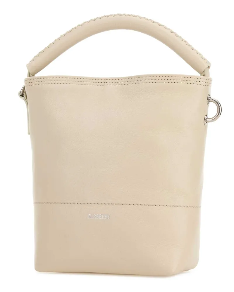 Burberry Leather Shoulder Bag — Beige Beige
