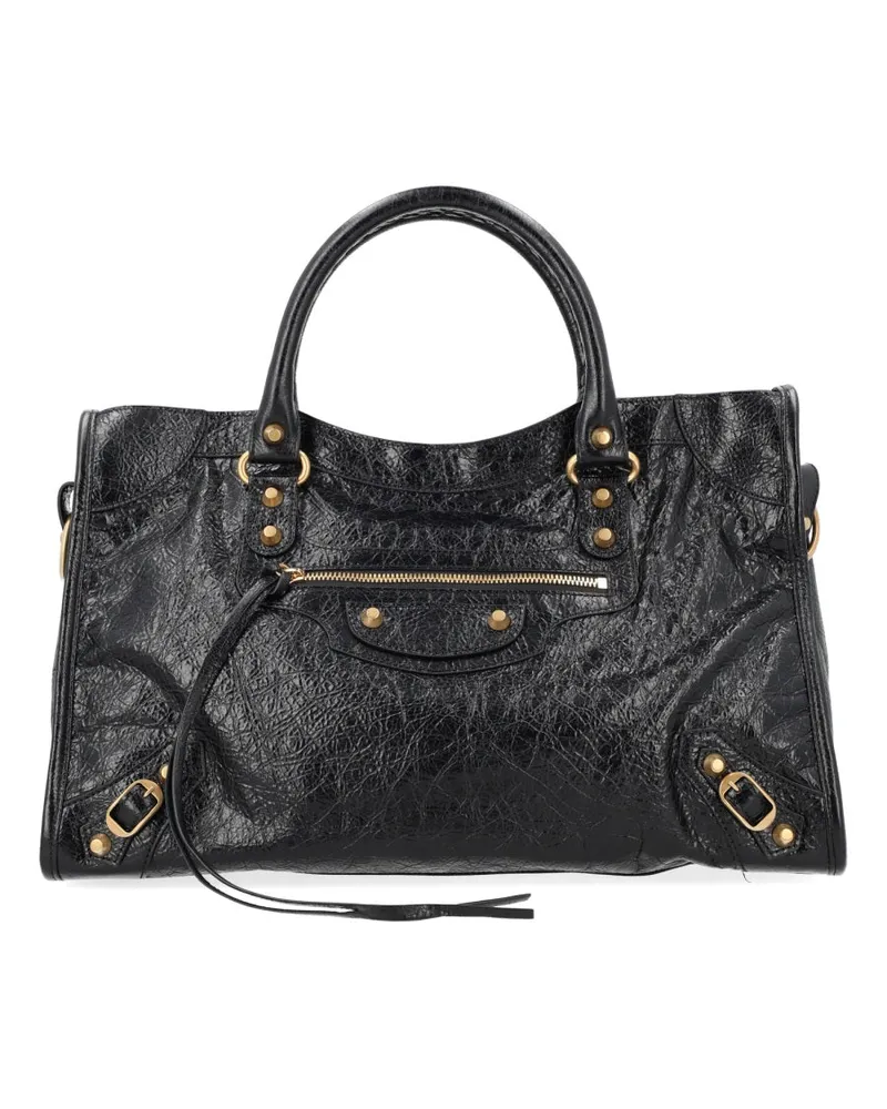Balenciaga Le City Shoulder Bag — Black Black