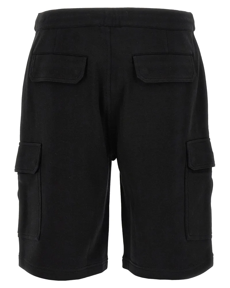 Brunello Cucinelli Cargo Bermuda Shorts — Black Black