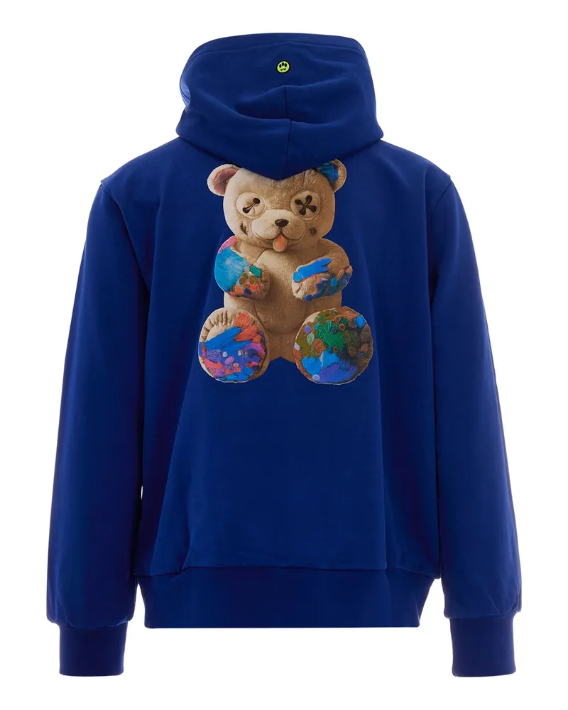 BARROW Men's Hoodie Bear Blue Ink Cotton Sweatshirts Sweater Navy