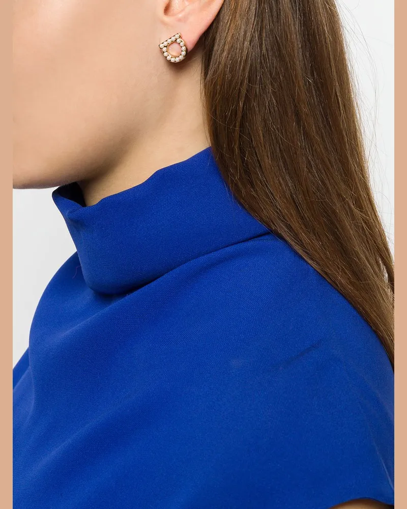 Ferragamo Gancini Earrings — Gold Gold