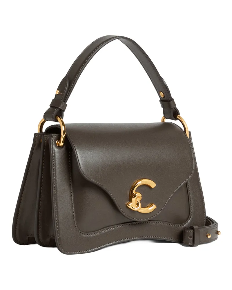 Coccinelle Women's Leather Handbag C-Me Small Mud Handbags Hand Bags Gray