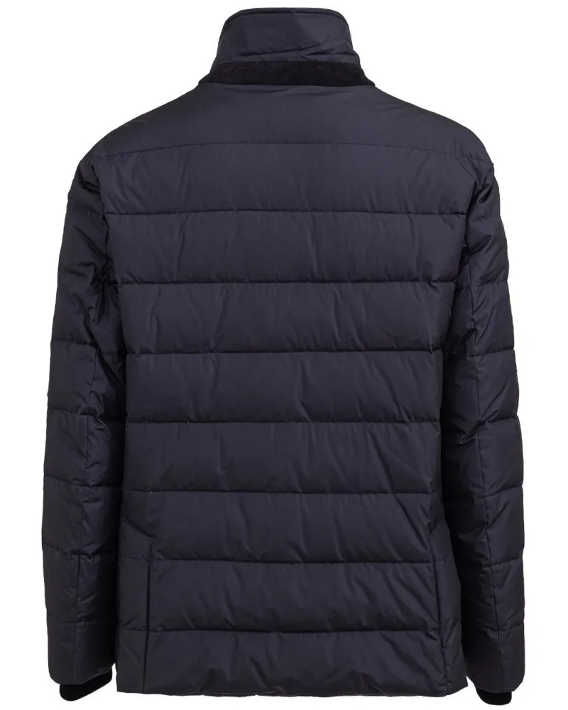 Dolce & Gabbana Men's Blue Polyester Coat Clothing Navy