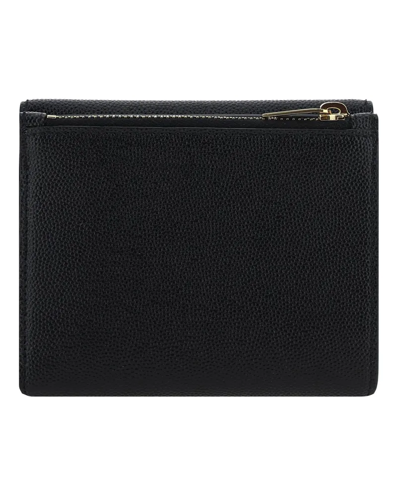 Saint Laurent Women's Calfskin Wallet Nero Calf Leather Bos Taurus Black
