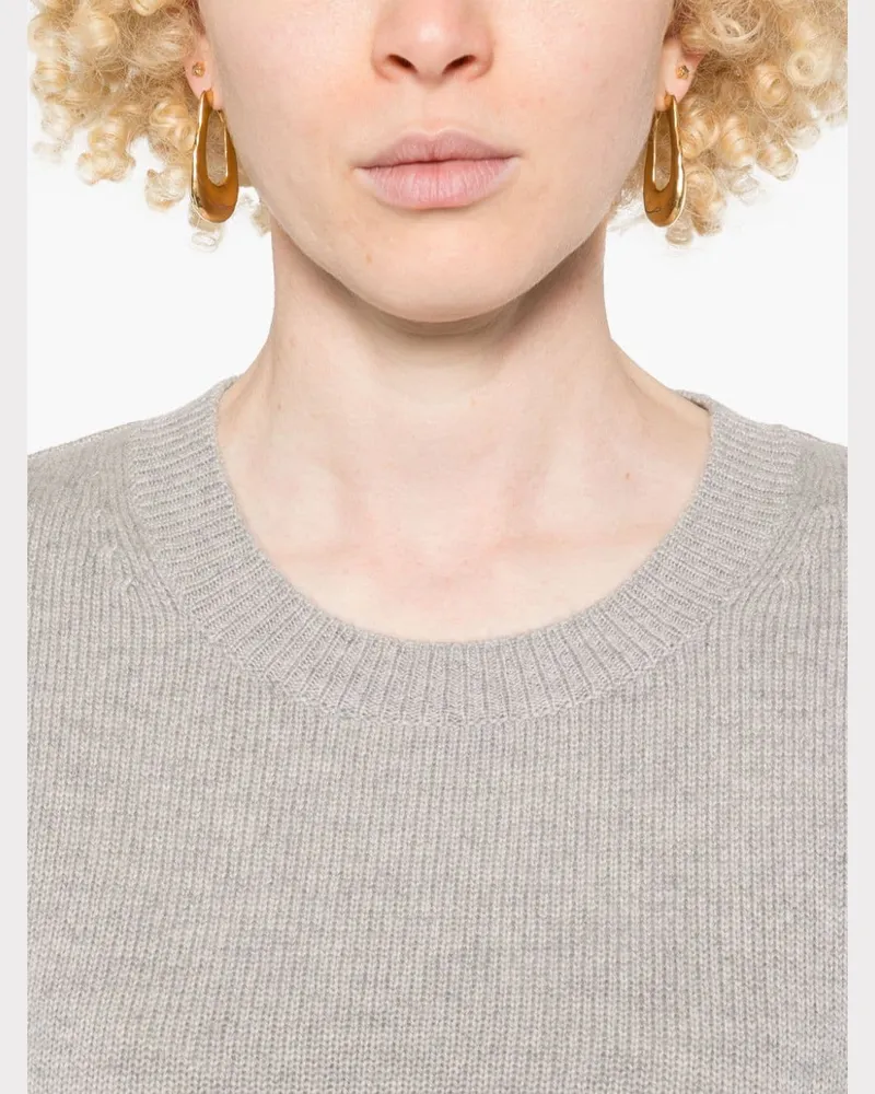Lisa Yang Cashmere Crewneck Sweater — Grey Grey
