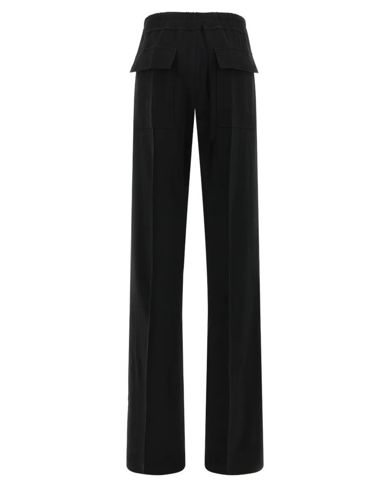 Rick Owens Women's Black Viscose Casual Pants Black