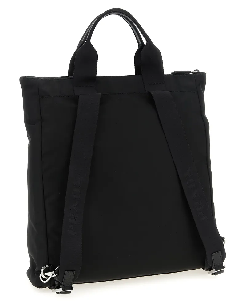 Prada Re-Nylon Tote Bag — Black Black