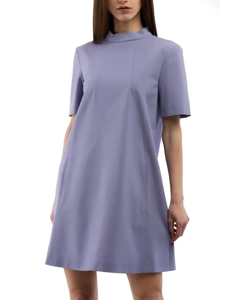 Moschino Women's Purple Polyester Casual Dress Purple