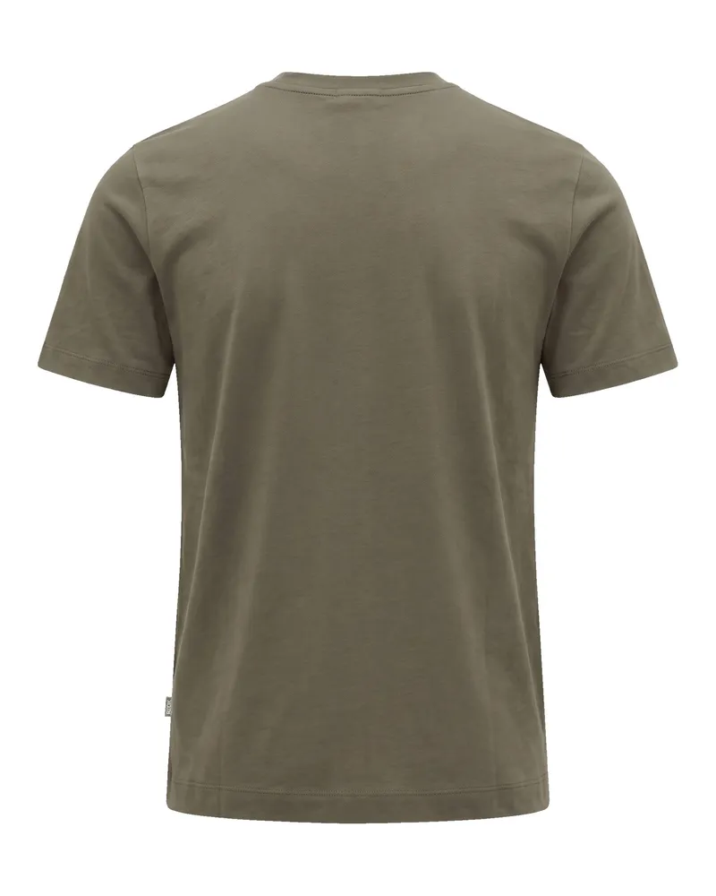 HUGO BOSS Cotton Crew Neck T-Shirt — Green Green