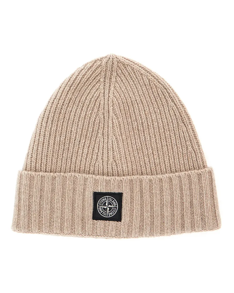 Stone Island L2S16N100003S00M3 Tech Fabric Beanie — Beige Beige