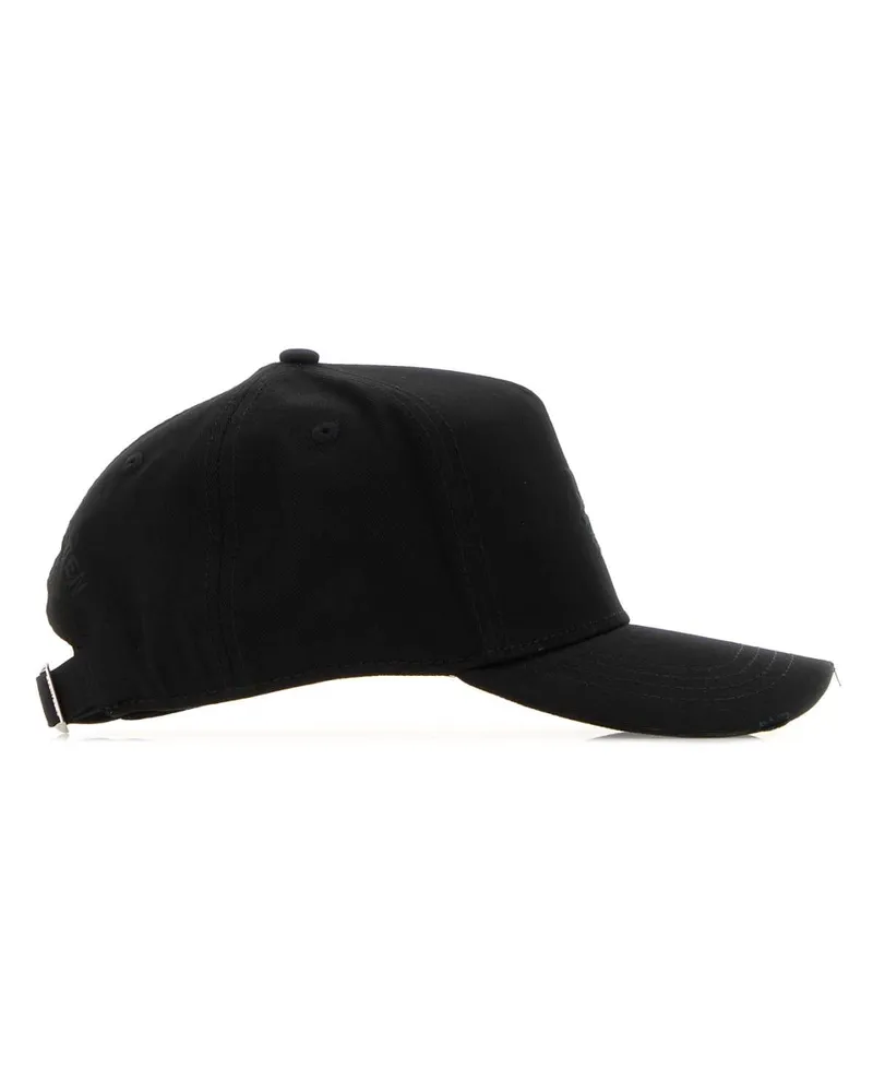 Dsquared2 Men's Black Cotton Baseball Cap M436 Exterior: Cappelli Hat Black