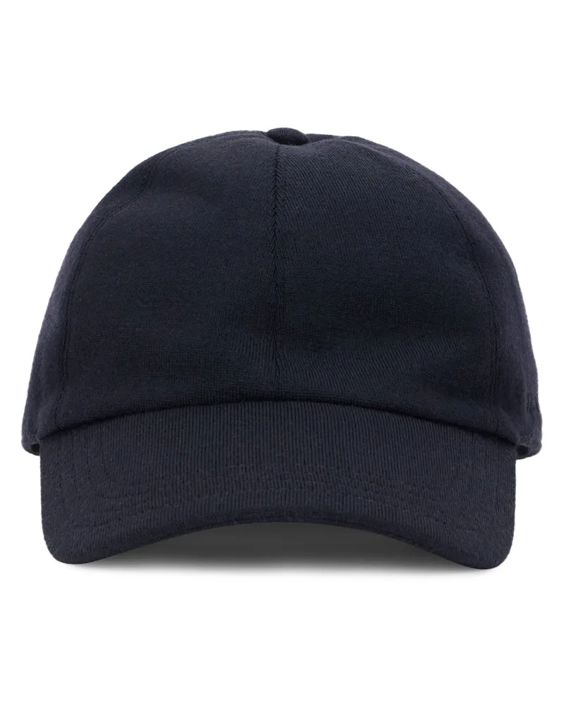 Slowear Men's Wool Baseball Cap Blue Virgin Hat Navy