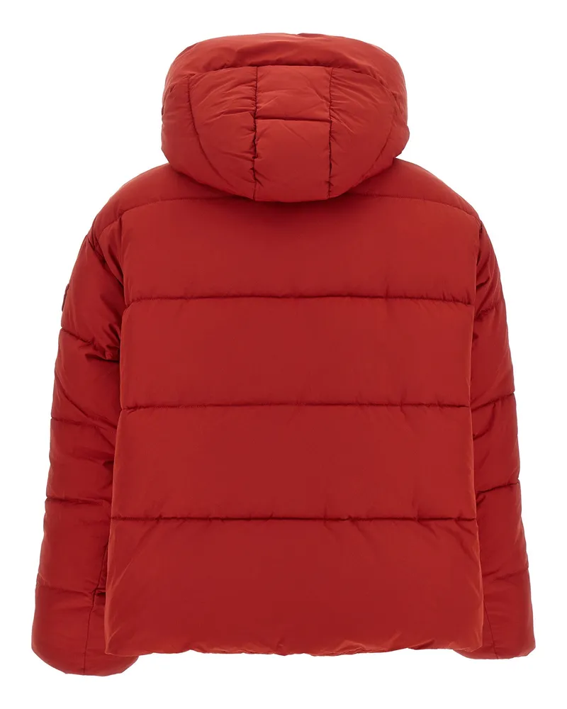 Pinko Quilted Down Down Jacket — Red Red