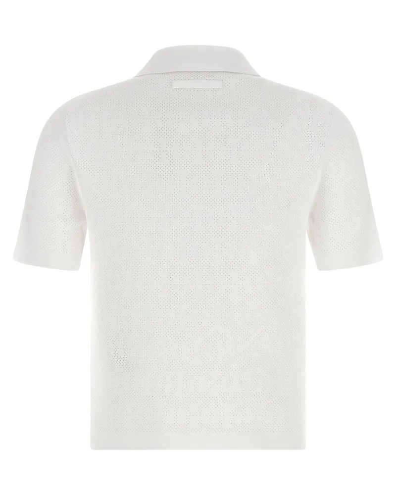 Tory Burch Women's White Viscose Polo Shirt White