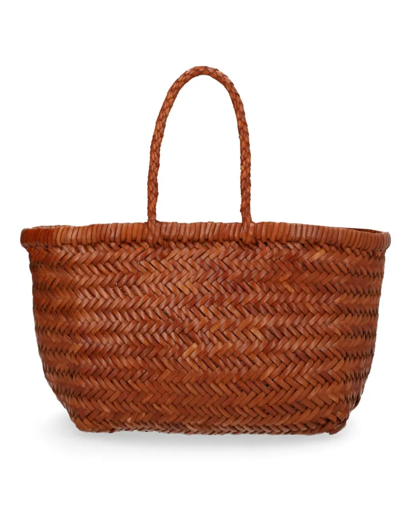 Dragon Diffusion Women's Leather Handbag Triple Jump Brown Handbags Hand Bags Brown