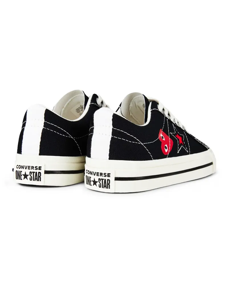 Comme des Garçons Women's Comme Des Garã§ons Play X Converse One Star Ox Sneakers Black Shoes Black