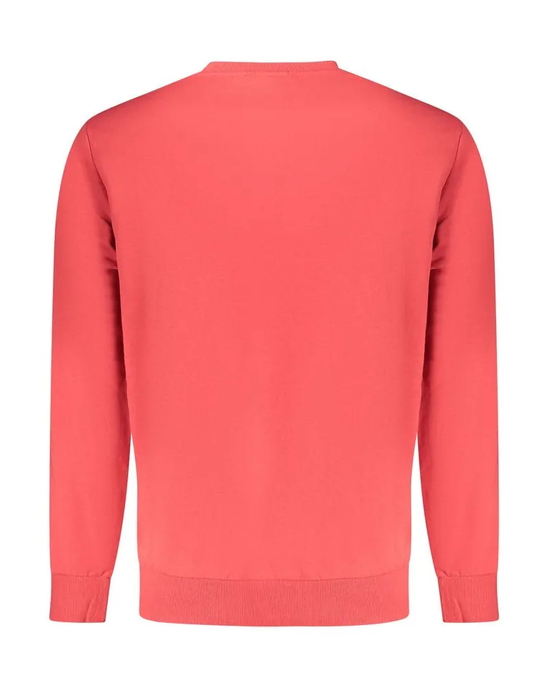 Timberland Cotton-Blend Crew Neck Sweatshirt — Red Red