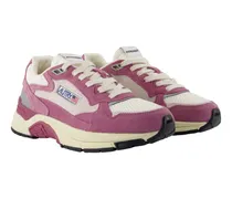 Women's Hyperway Low Sneaker Purple Calfskin